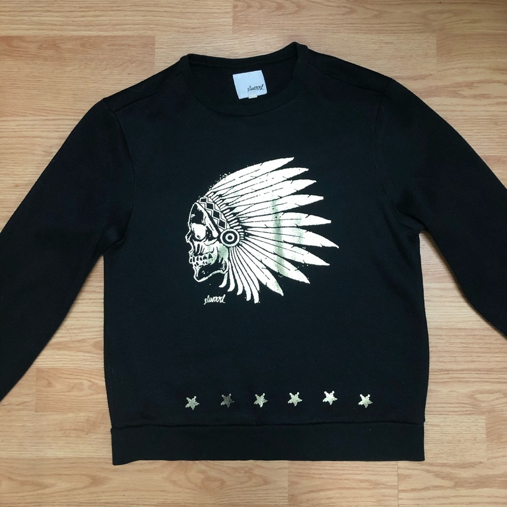 Skeleton Indian Chief Sweatshirt